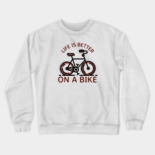 bicyclist Crewneck Sweatshirt